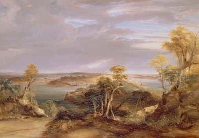 Sydney e Botany Bay dalla North Shore, 1840 da Conrad Martens